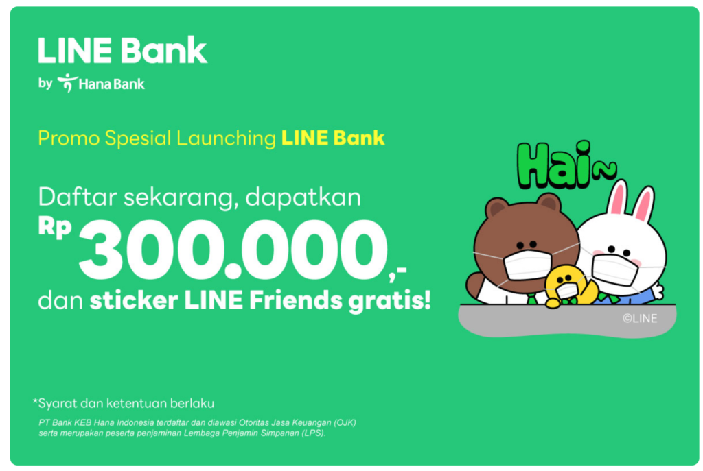 Promo Cahsback LINE Bank