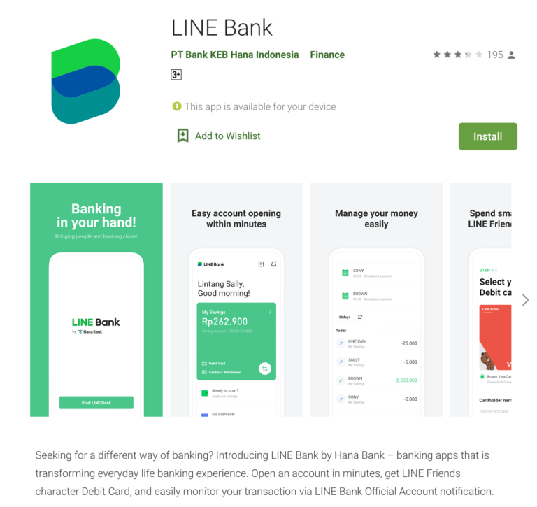Review Aplikasi LINE BANK dan Cara Aktivasi Akun