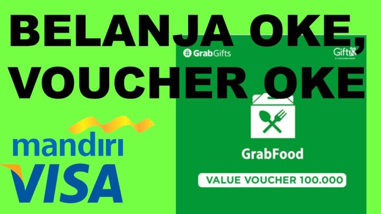 Voucher Grab Food Gratis dengan Kartu Kredit Visa Mandiri