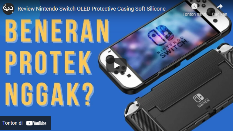 Terlindungi Total Dengan Switch OLED Protective Casing Soft Silicone
