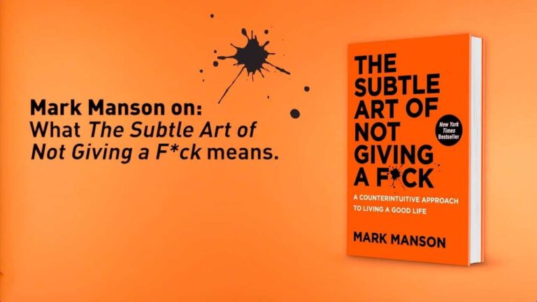 5 Pelajaran Hidup dari Buku The Subtle Art of Not Giving a Fuck