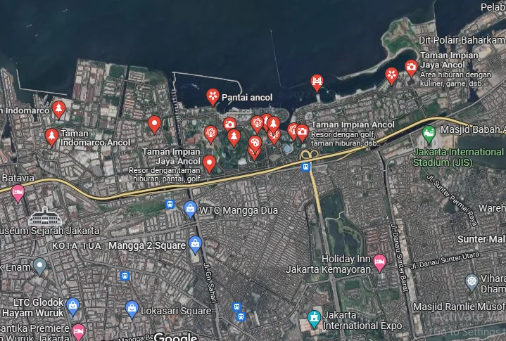 Taman Jaya Impian Ancol Rekreasi Keluarga Jakarta